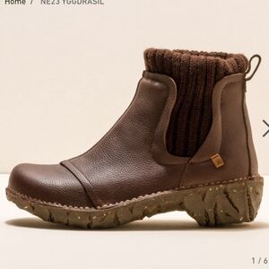 NWT El Naturalista NE23 SOFT GRAIN BROWN / YGGDRASIL